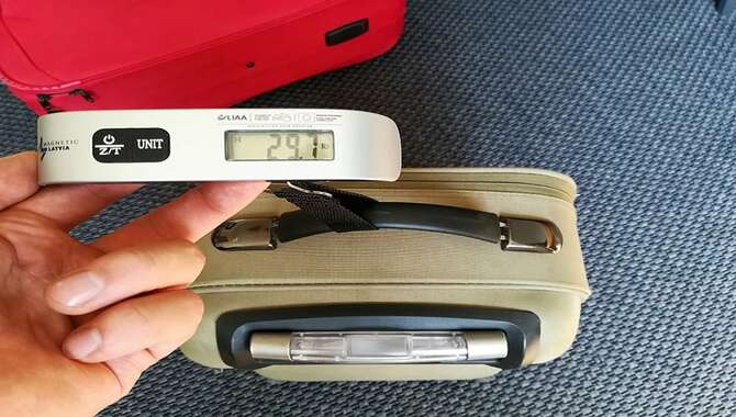 How To Measure Luggage Weight At Home