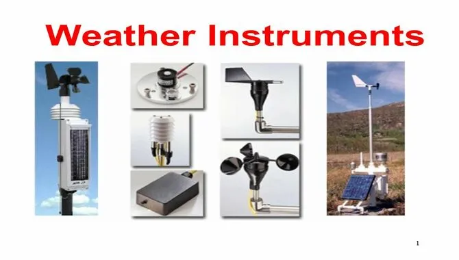 Different Types Of Meteorological Instruments